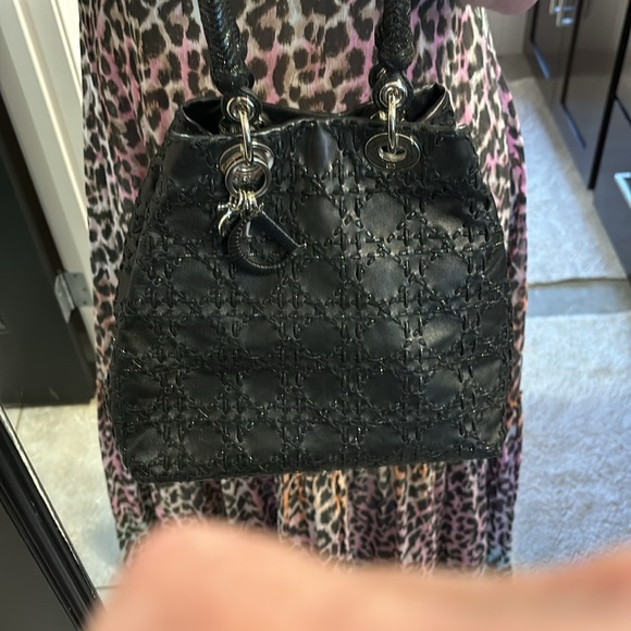 ☀️💃 Christian Dior Medium Cannage Lady Dior - Picture 10 of 10